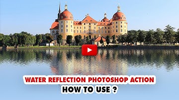 Water Reflection Photoshop Action Video Tutorial | SmartestMind Photoshop Actions Sharp Designer