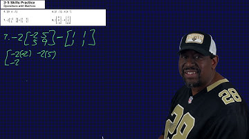 McGraw Hill Algebra 2, Chapter 3,  Lesson 5 - Operations with Matrices