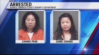 Warrick County Sheriff's Office charges two women with promoting prostitution