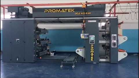 4 Color Flexo Printing Machine Promatek Makina
