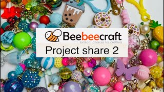 #beebeecraft project share- chunky style bead dangles and charms