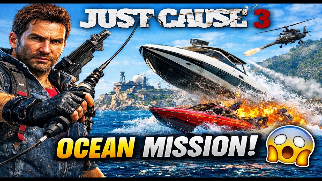 Just Cause 3 🌊 OCEAN OVERTAKE?! You Won’t Believe This 😱 |  Parv Solanki |