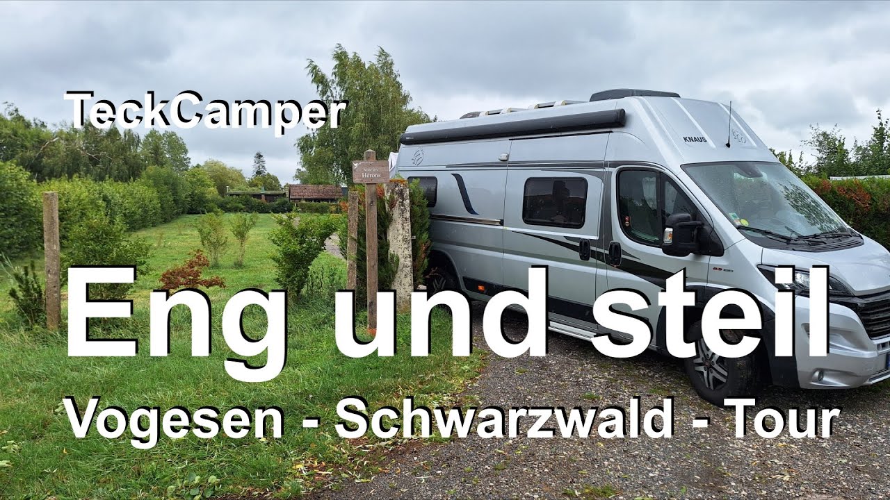 Vogesen-Schwarzwald-Tour, Camping-Car Park Seltz, Camping Mittersheim,  Stellplatz Bad Herrenalb