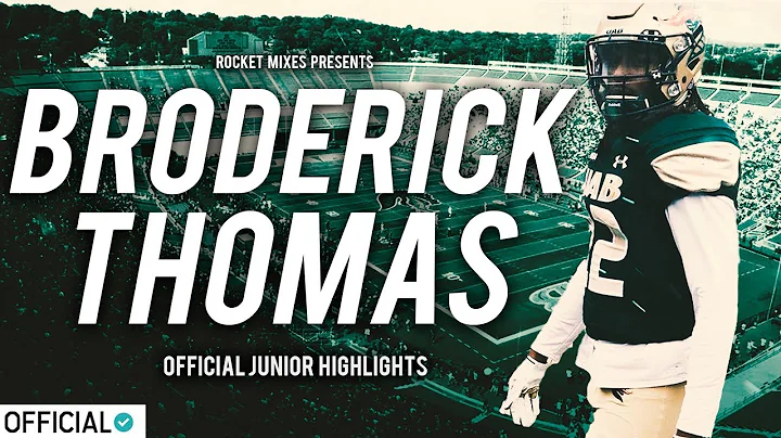 Broderick Thomas - "Hard-Hitting Safety" || Offici...