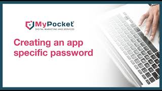 Creating An App Specific Password