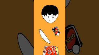 When you play uno with your siblings animation #shorts
