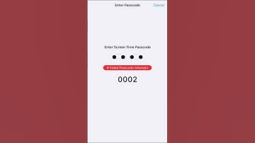 Entering The Screen Time Passcode Until It Unlocks Part 3