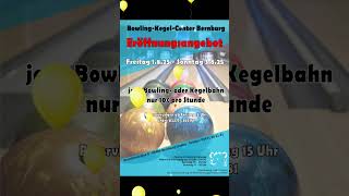 Wiedereröffnung Bowling-Kegel-Center Bernburg