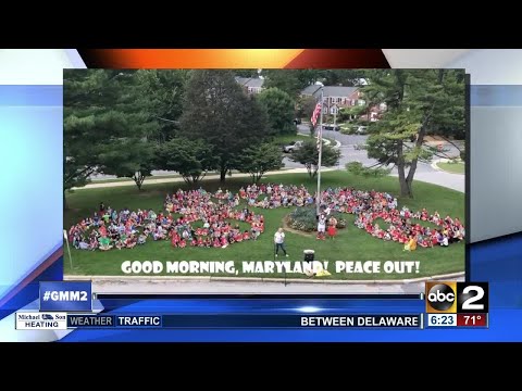 Good morning and keep the peace with Rodgers Forge Elementary School