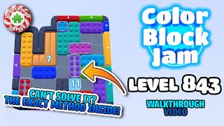 Color Block Jam - Level 843 Walkthrough Solution