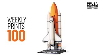 Weekly 3D Prints #100 Space Shuttle