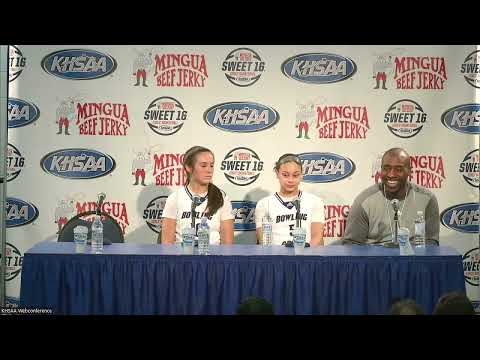 2024 Mingua Beef Jerky Girls' Sweet 16® Bowling Green vs  Owsley County Postgame Interview