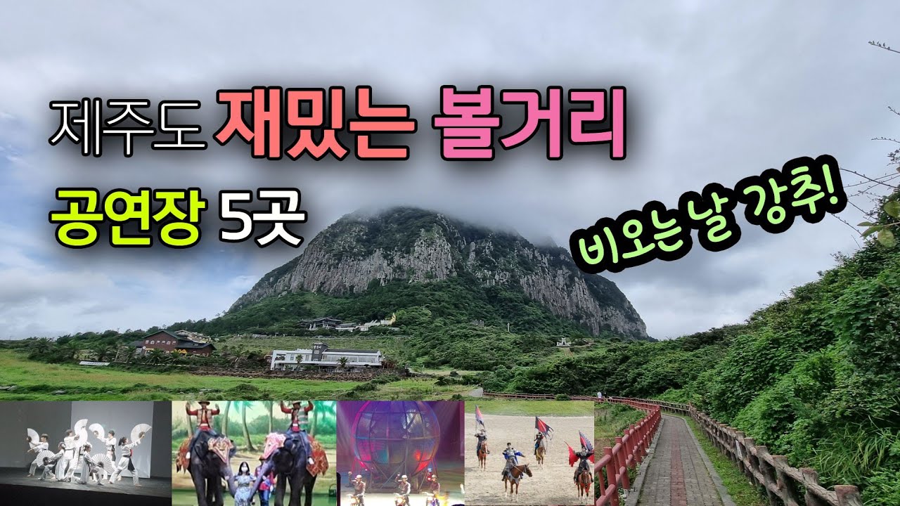 (제주도🌴) 재미있는 볼꺼리가 가득한 공연장 5곳~ 비 오는날 강추해요~ 제주아리랑 혼(마샬태권도)/ 아트서커스/더마파크/점보빌리지/스카이워터쇼 로 떠나요~
