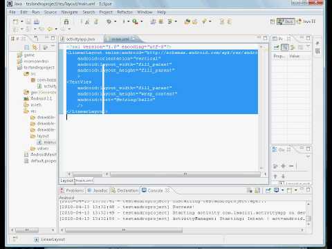 Tutorial android hello word avec eclipse introduction