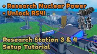 Research Station3 & 4 Setup Tutorial | Industrialist Roblox