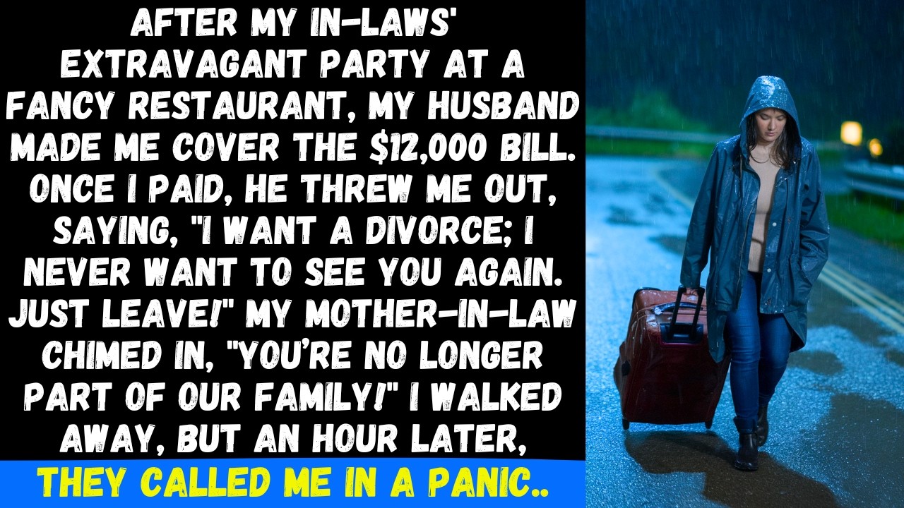 Мои родственники выгнали меня из ресторана после того, как я оплатил счет на 12 000 долларов, но ...