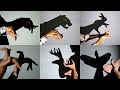 Hand shadow performance iii make animals by hand shadow  shadowgraphy  shadoes