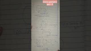 #Circle formula notes part -2|| Geometry ||maths ||🤗😊✍️