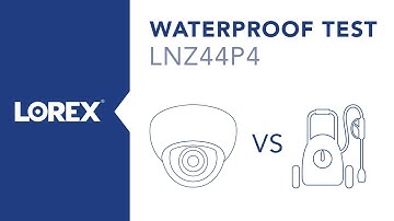 Lorex LNZ44P4 PTZ IP Camera Waterproof Test