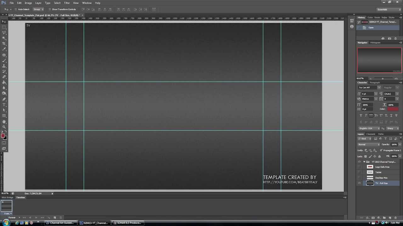New Youtube Channel Design Banner Layout Psd Template 13 Png Youtube