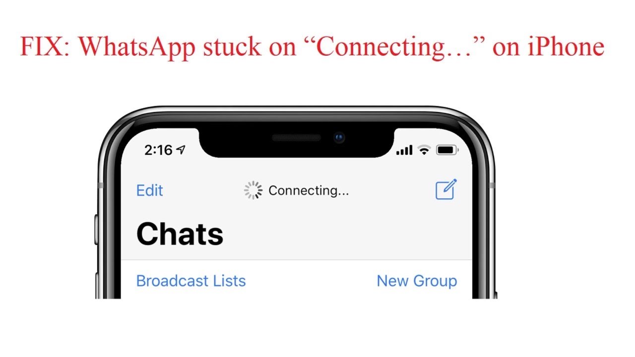 How to Fix WhatsApp Connecting problem on iPhone | How to fix ...
