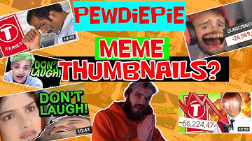 PewDiePie Meme Type Thumbnail Tutorial | In English