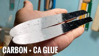 Carbon Fibre with CA Glue for Tip Launch Glider Fuselage