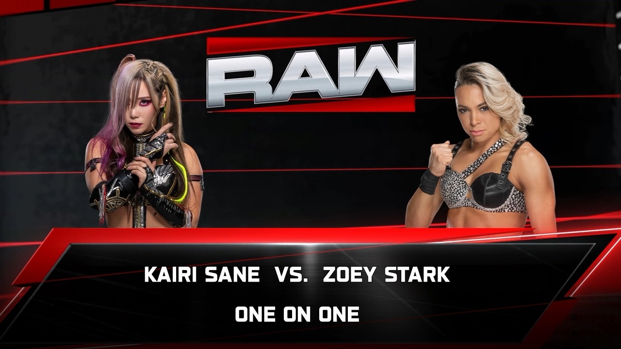 WWE 2k25 | Kairi Sane vs Zoey Stark