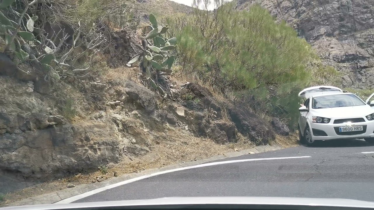 Driving to Masca, Tenerife, 2021/06
