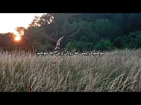 داغ تنهایی رهی معیری آنقدر با آتش ساختم تا سوختم