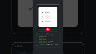 🧾Check List Animation using HTML CSS #webdevelopment #html #css #shorts