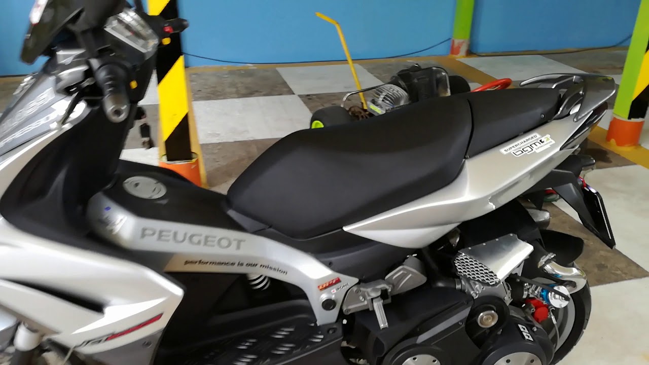 Turbocharger Scooter jetforce 125cc 25ps - YouTube