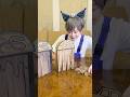 Open the cardboard door！#asmr