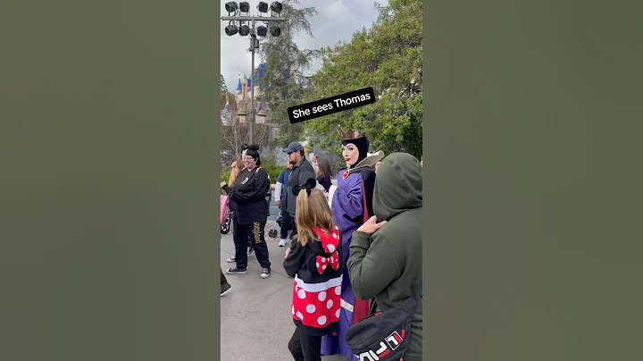 The “Not-So” Evil Queen’s reaction when she hears the name Thomas #shorts #disneyland #autism