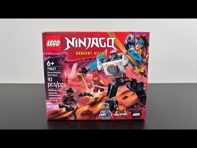 Lego Ninjago Zane's Battle Suit Mech Review!! Lego Ninjago set