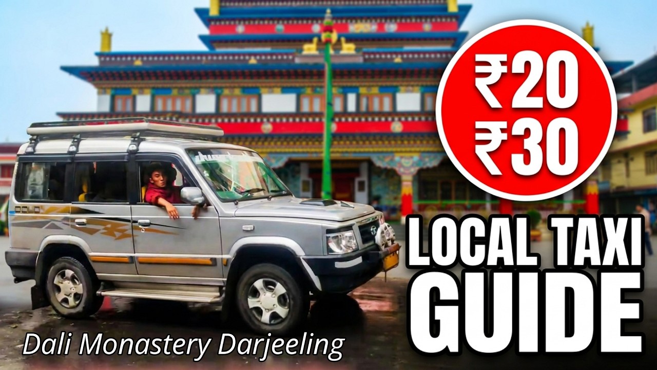 Darjeeling Local Sharing Taxi Se Kaise Ghume? 🚖 | Darjeeling to Dali Monastery in local sharing |