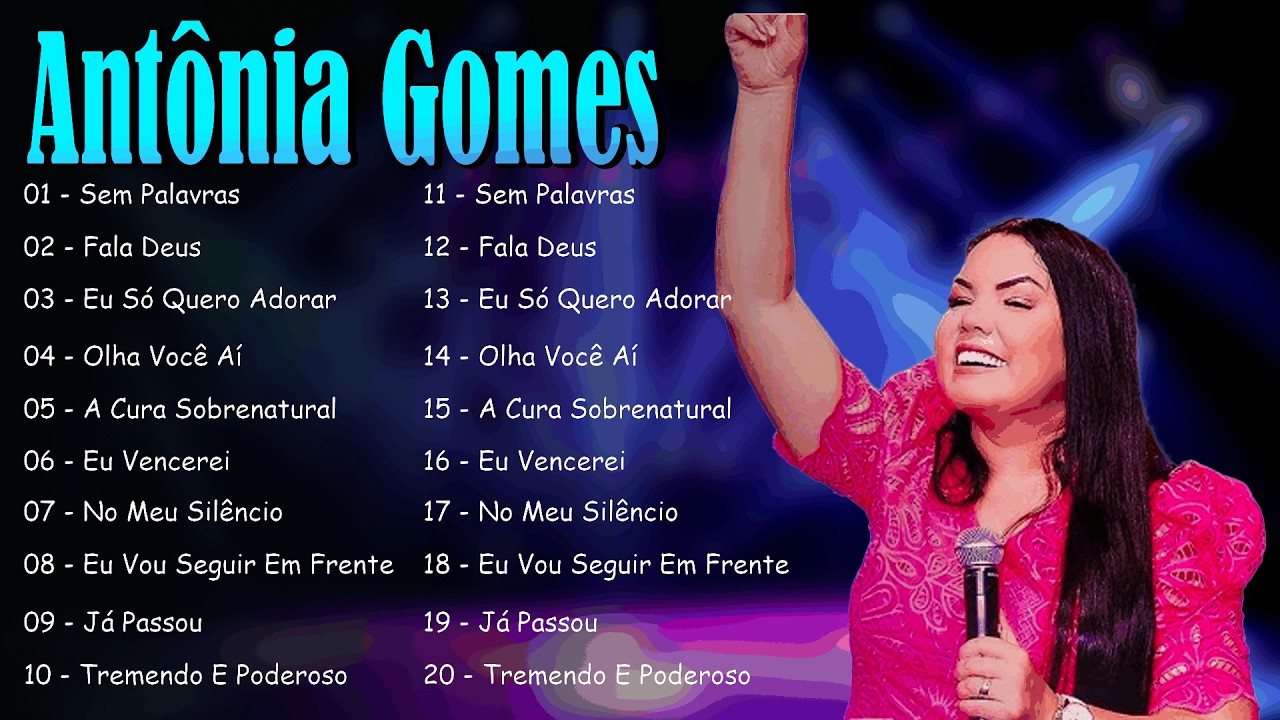 Louvores Antônia Gomes | Hinos Gospel Inspiradores | Adoração Para Renovar a Alma