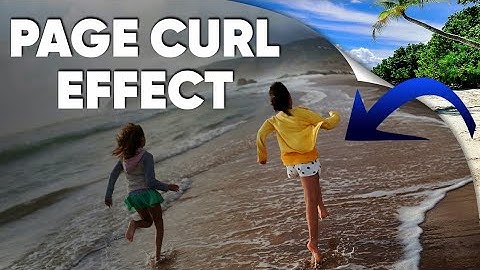 Easy Page Curl Effect in Photoshop
