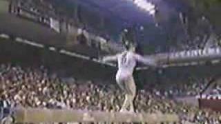 Kerri Strug 1992 Olympic Trials Balance Beam