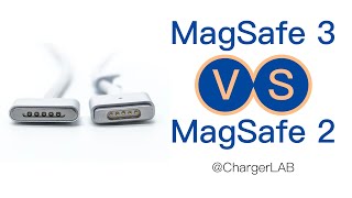 Comparison of Apple MagSafe 3 & MagSafe 2 Cable - YouTube