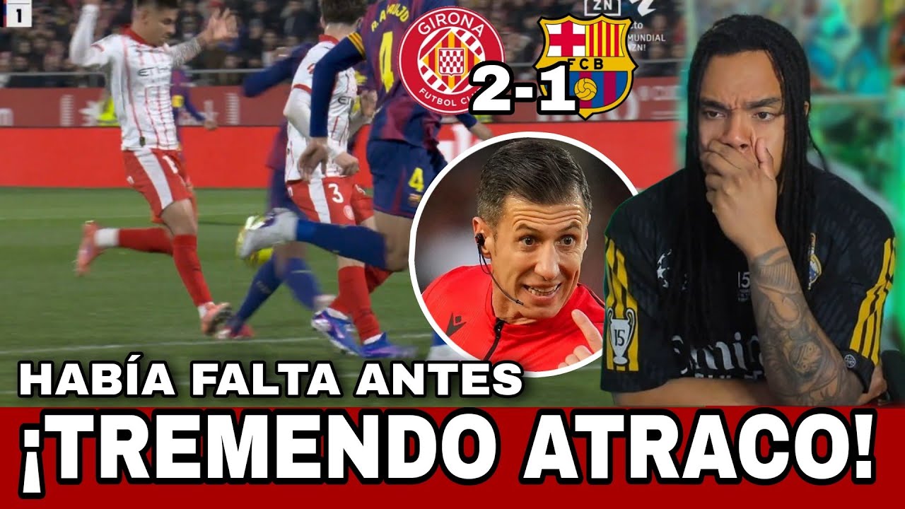 ROBO al BARCELONA CONTRA la GIRONA y el REAL MADRID LÍDER - FLORENTINO ...