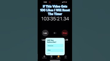 If This Video Gets 100 Likes I Will Reset The Timer #randoms #shorts #timer #viral