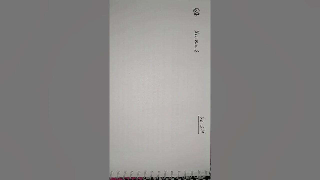 Class 11 ex 3 4 youtube