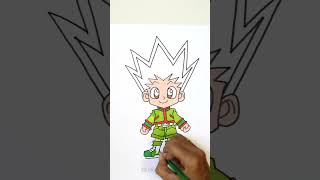 Hunter x Hunter Gon Drawing || hunter x hunter character drawing screenshot 2