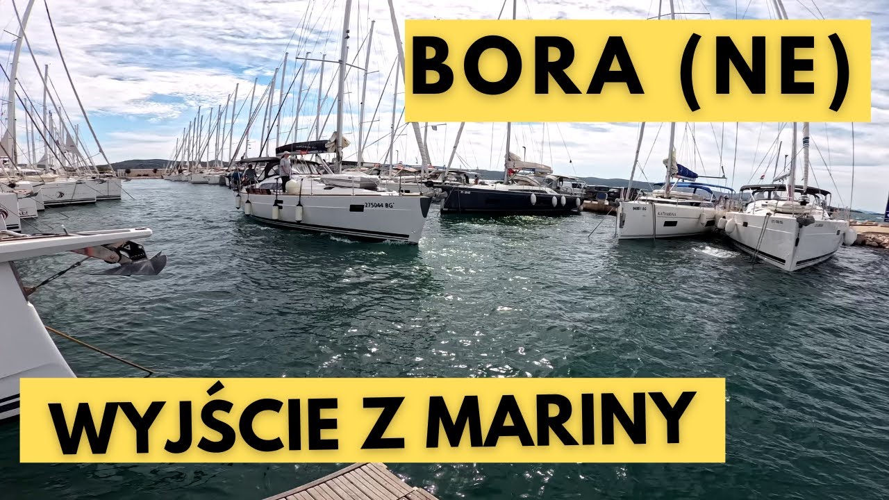Kornati West (Biograd): wyjście z mariny przy Borze | Sekrety manewrowania Jachtem