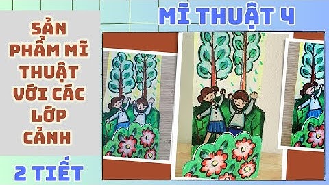 Sản Phẩm Mĩ Thuật Với Các Lớp Cảnh| Bài Giảng Mĩ Thuật Lớp 4 - CTST| @hocvethatlavui