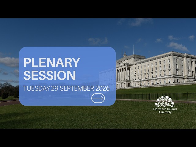 Plenary Session - Tuesday 29 September 2026 (part 2)