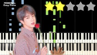 BTS JIN - Tonight (이 밤) 《Piano Tutorial》 ★★☆☆☆ [Sheet]