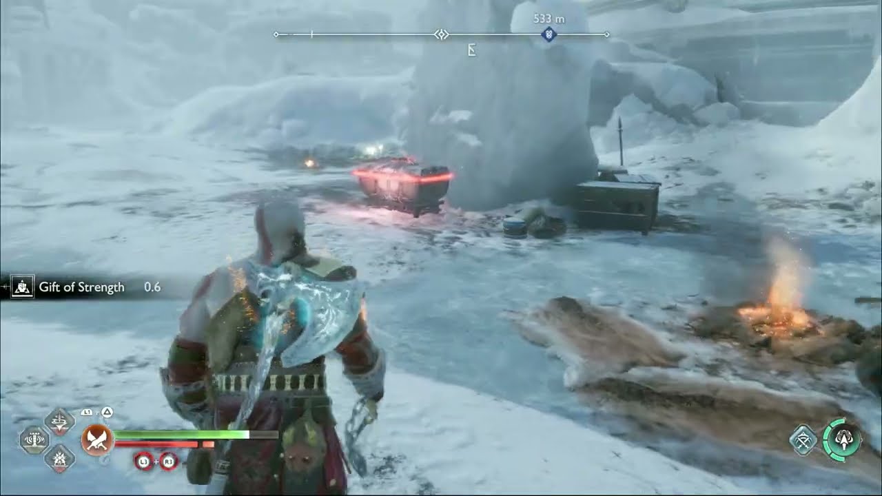 All 2 Buried Treasures Located In LAKE OF NINE (MIDGARD) - GOD OF WAR RAGNAROK