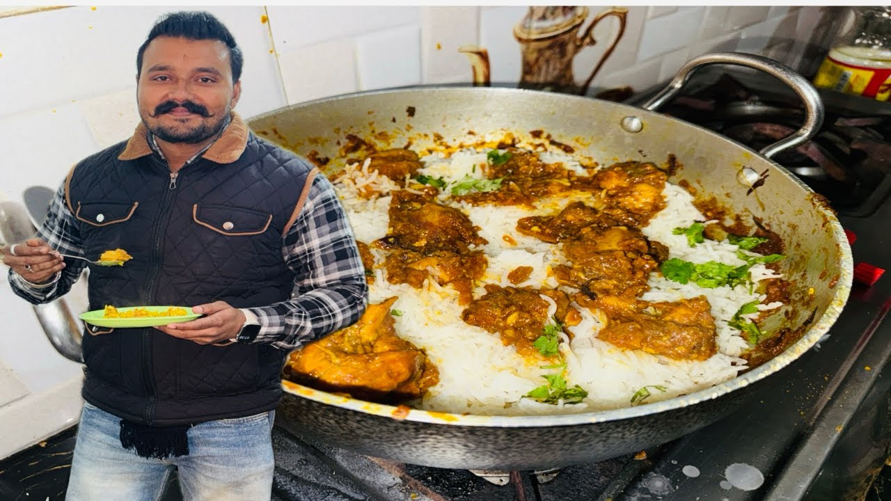 Hyderabadi chicken 🍗 biryani home recipe 🏠😂😂